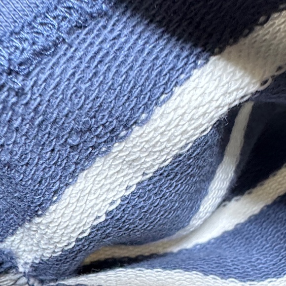 L.L. Bean Navy and White Striped Sweatshirt - Picture 11 of 16